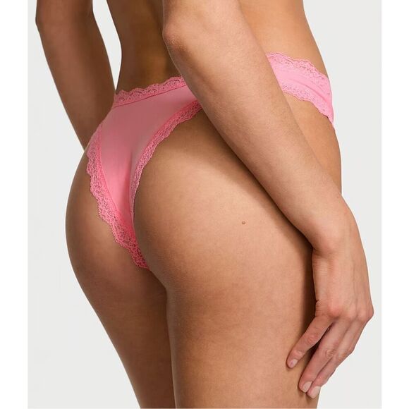 SPRING/SUMMER 2025 DREAM ANGELS Lace-Trim Brazilian Panty-Size Medium-NWT - Picture 3 of 8